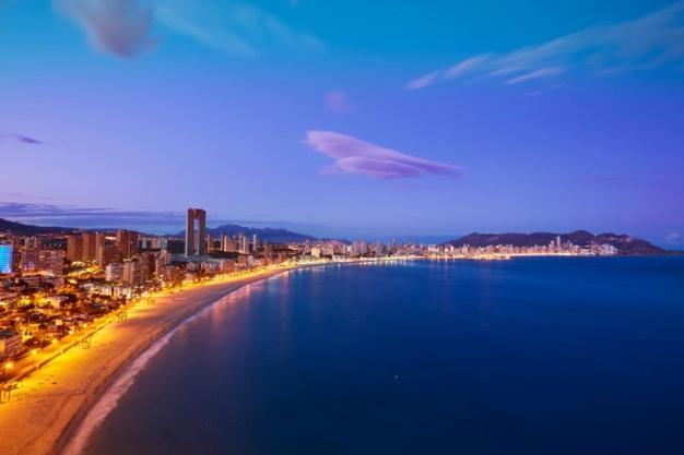 Sunset Waves Benidorm By Mar Holidays Kültér fotó